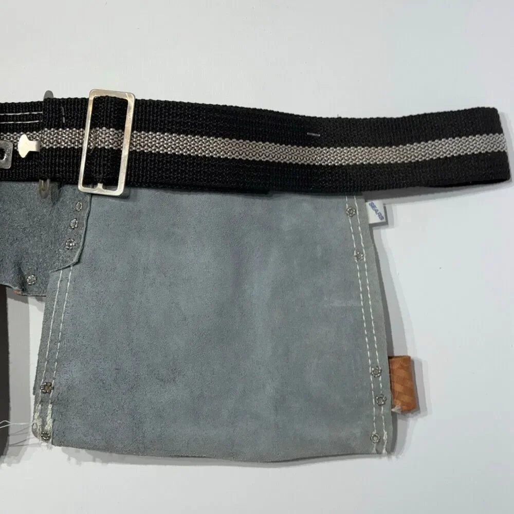 NWT Vintage Sears Nail Tool Apron Utility Belt Leather Made in Mexico #937528